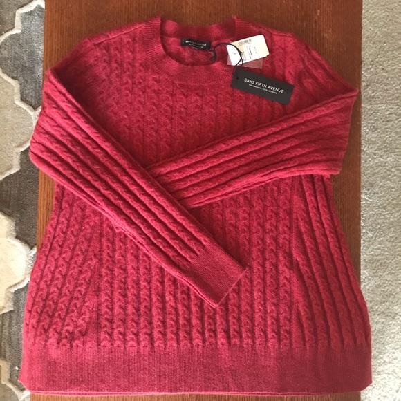 Saks Fifth Avenue Cashmere Sweater - Picture 4 of 6